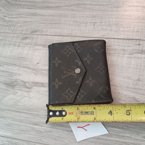 Louis Vuitton W Hook Wallet Monogram Beige Monogram Canvas Authentic - Picture 14 of 14
